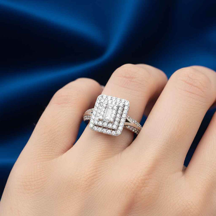 انگشتر زنانه جواهری R250